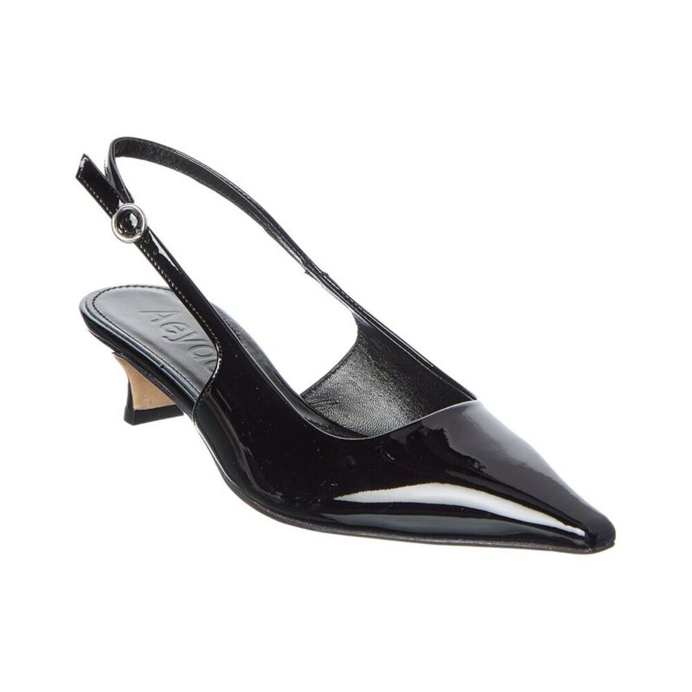 Aeyde Catrina Patent Pump, Black